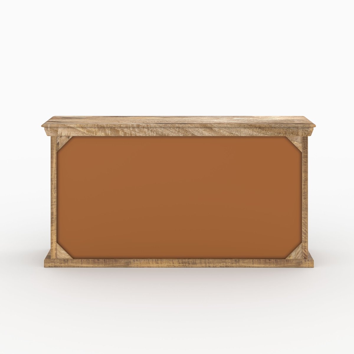 Ensemble 2 buffets moyen et petit en bois de manguier - TABUK marron, MAISON PAVANE