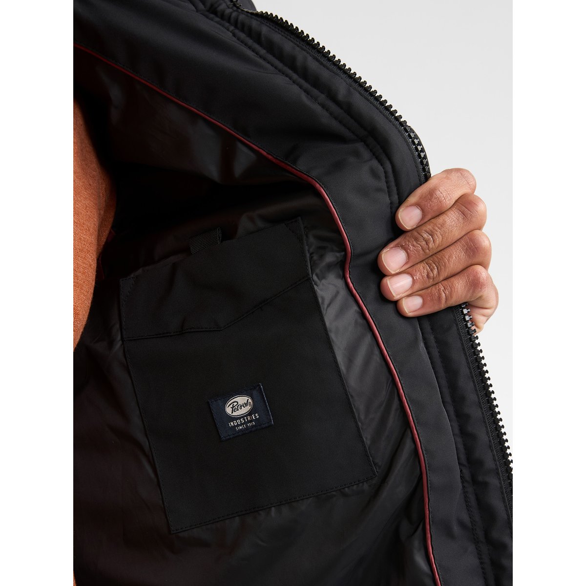 Parka matelassée ironheights noir deep black, PETROL INDUSTRIES