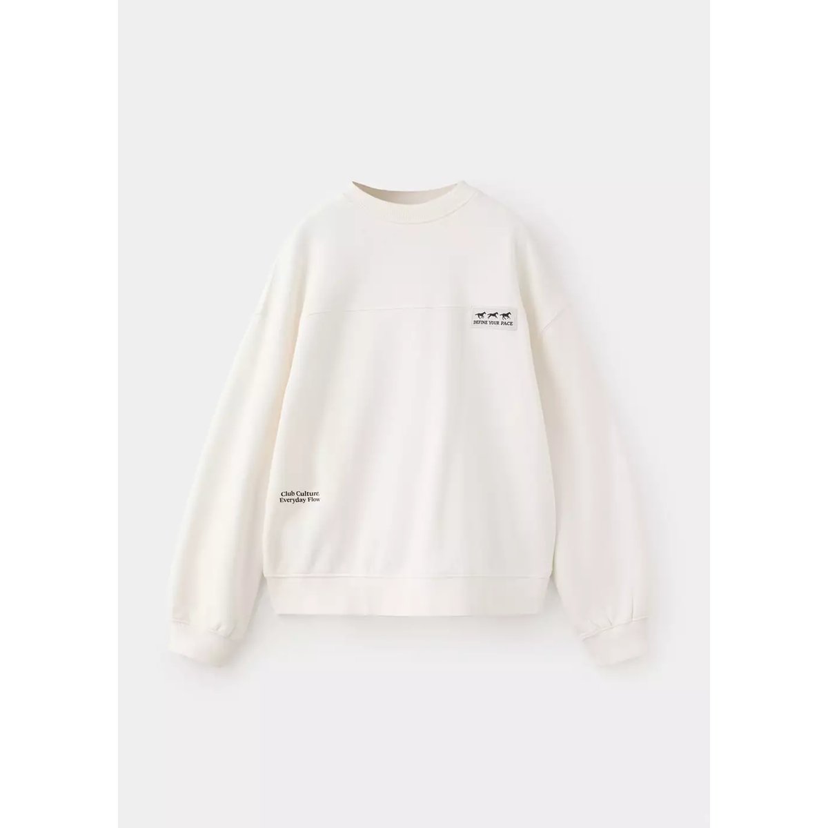 Sweat-shirt oversize imprimé blanc cassé, MANGO KIDS