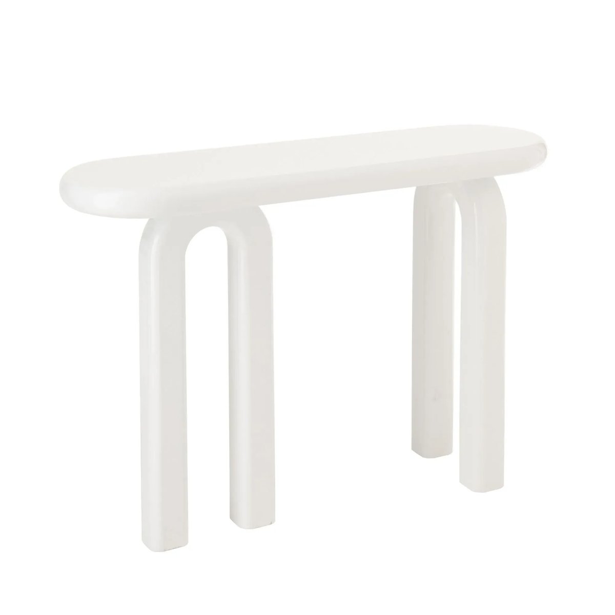 Console rétro ovale L120 - LUCIENNE blanc, HELLIN, DEPUIS 1862