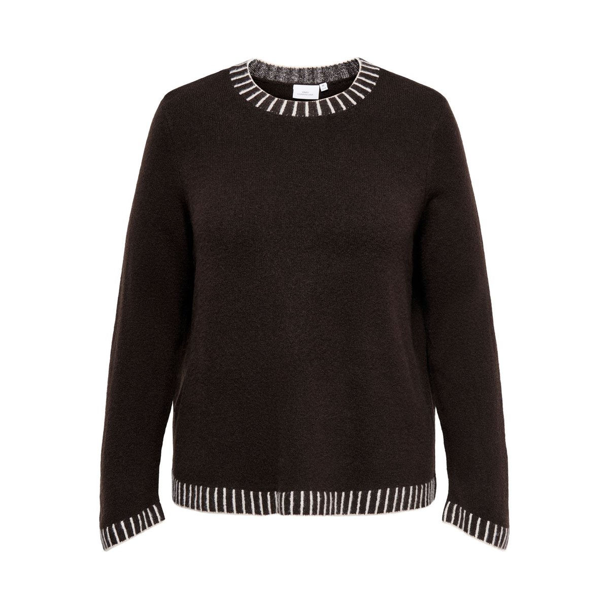 Pull En Maille marron - chocolate torte 1, ONLY CARMAKOMA