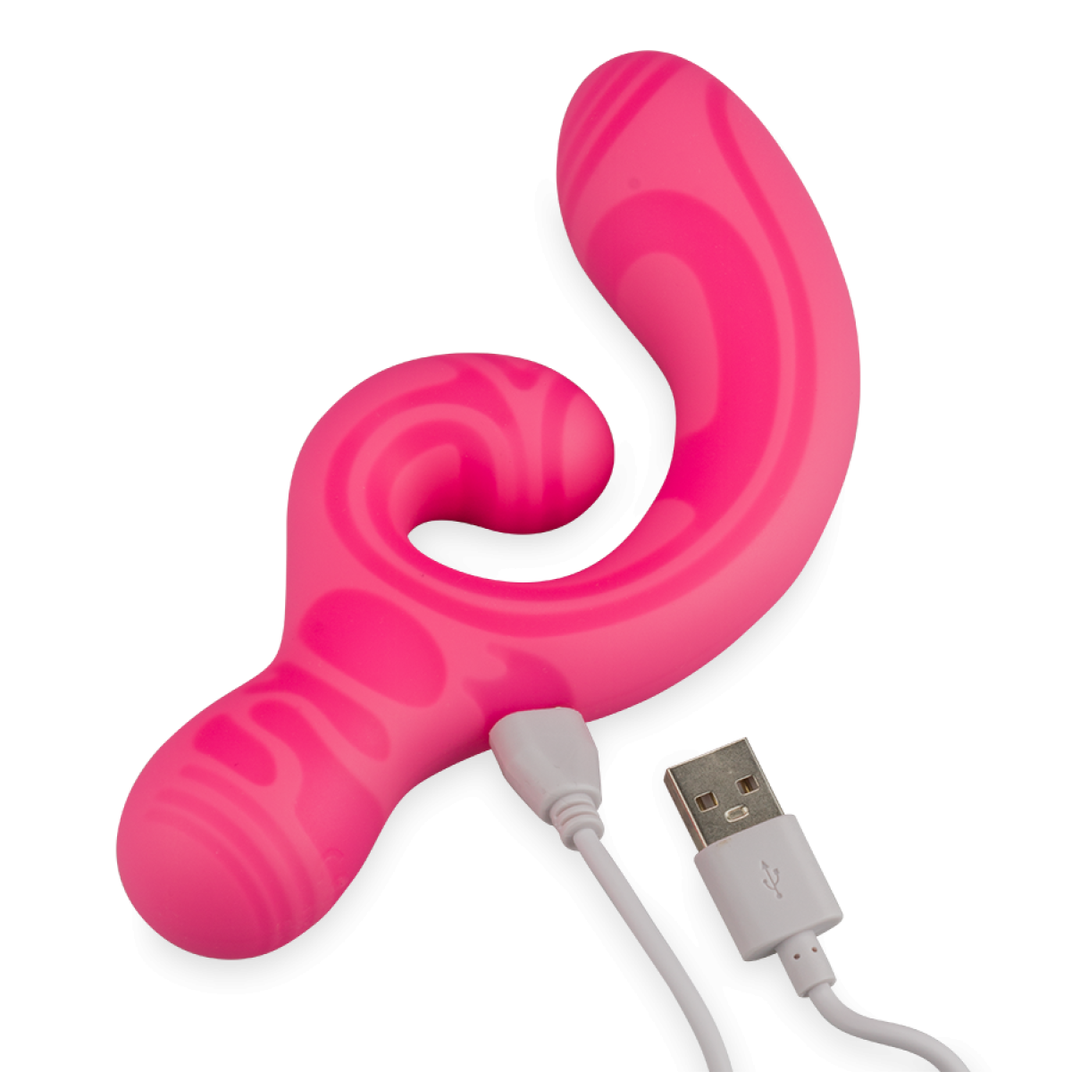 Mini vibromasseur rabbit puissant Papaya rose, LOVE AND VIBES