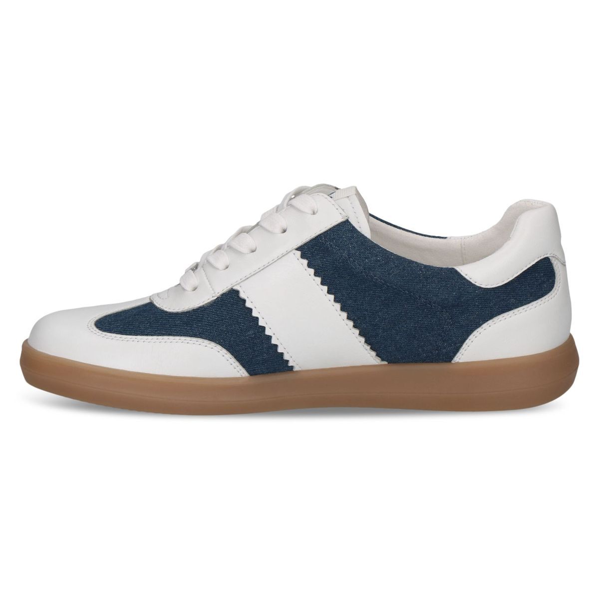 Basket en cuir blanc, CAPRICE