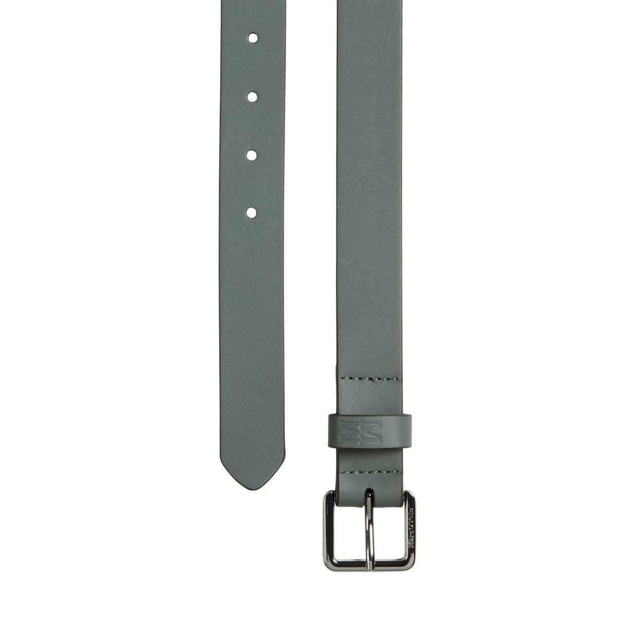 Ceinture modèle Junna en cuir de vachette de qualité supérieure gris, MARC O'POLO