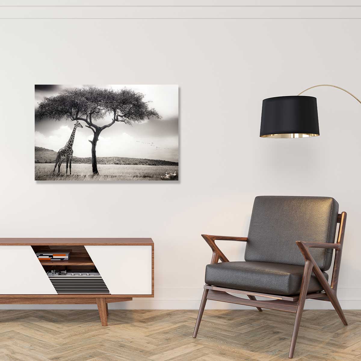 Tableau animaux sous le soleil d' afrique tableau alu dibond, HEXOA