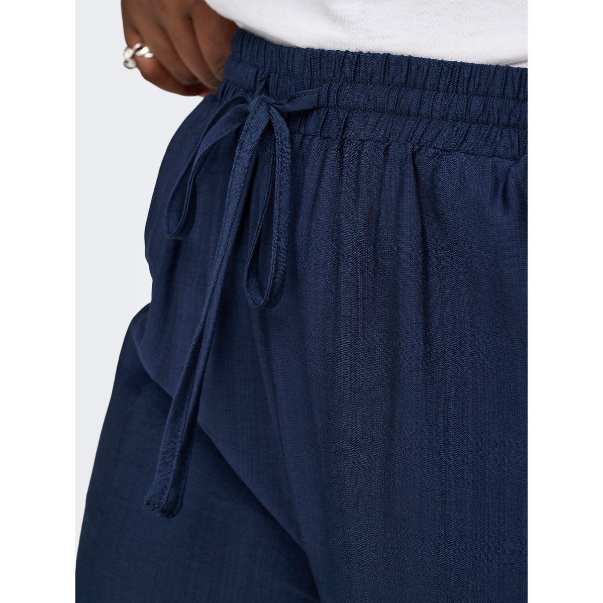 Pantalon À Jambe Large navy blazer, ONLY CARMAKOMA