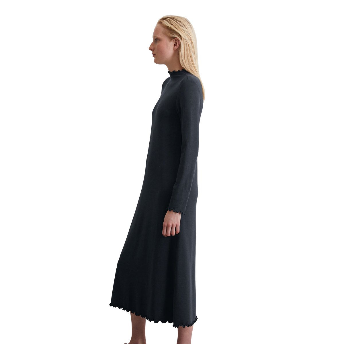 Robe en jersey régulière avec TENCEL™ Lyocell bleu foncé, MARC O'POLO