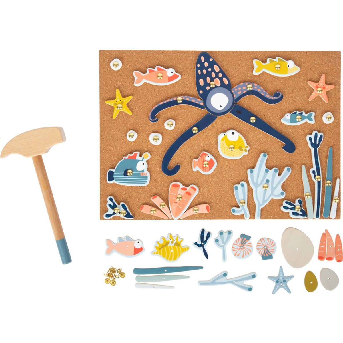 Jeu de clous La mer bleu, SMALL FOOT COMPANY