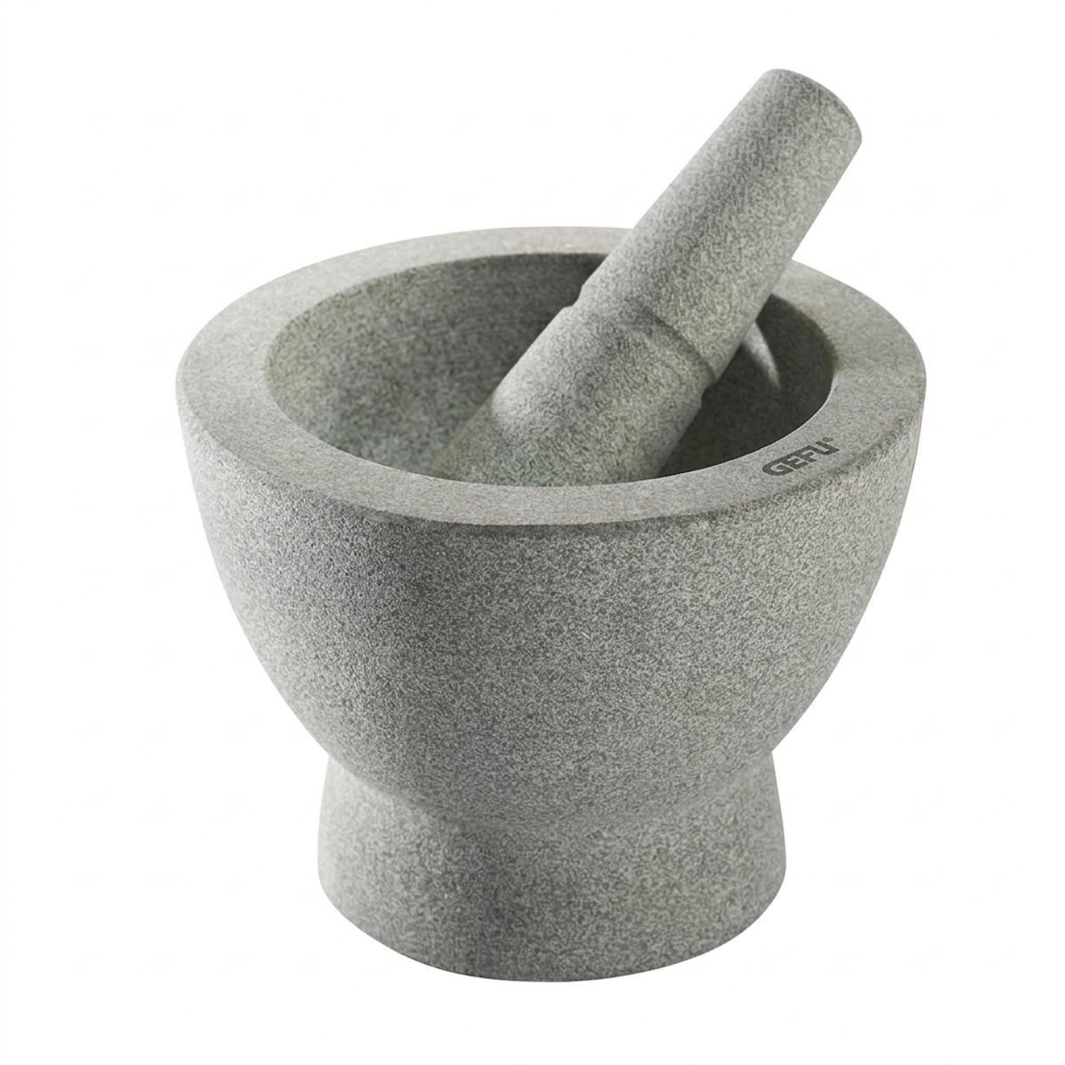 Mortier en granit 17 cm CRUNCHY gris, GEFU
