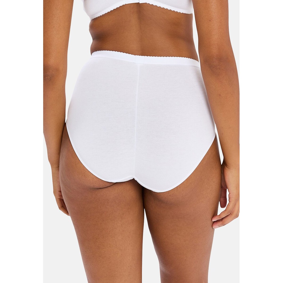 Cotton D'Arum Maxi Knickers white, SANS COMPLEXE
