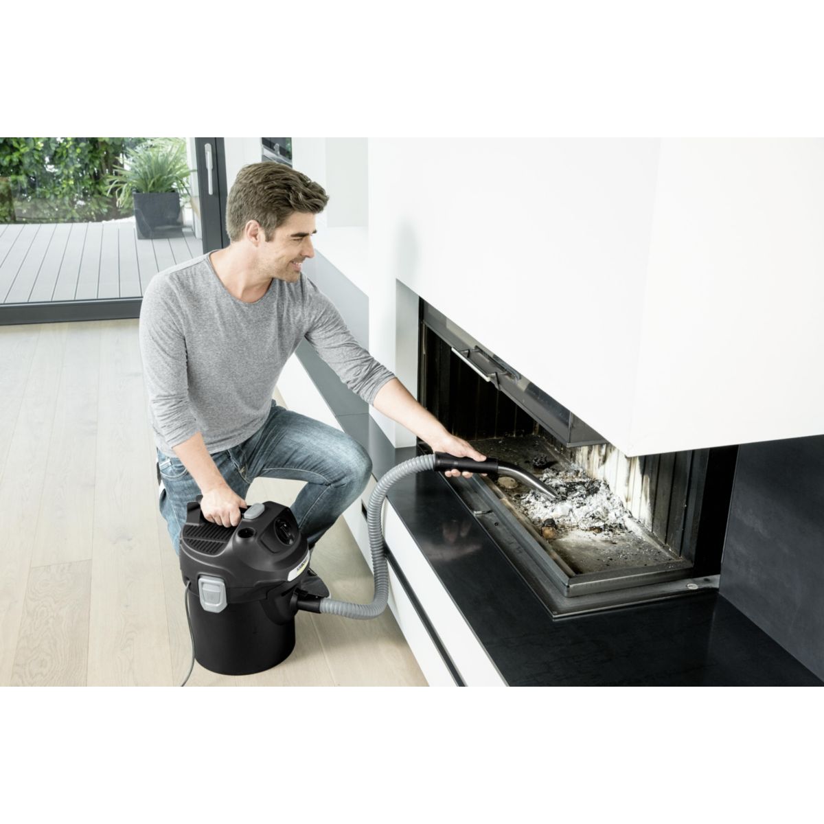 Aspirateur cendres AD2 noir, KARCHER