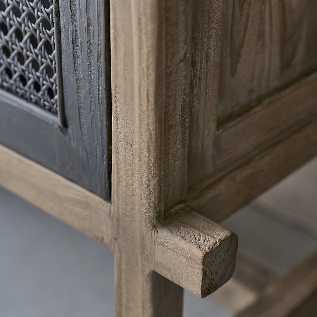 Buffet en bois recyclé massif 173 cm JUNKO gris, BERAH GETAH