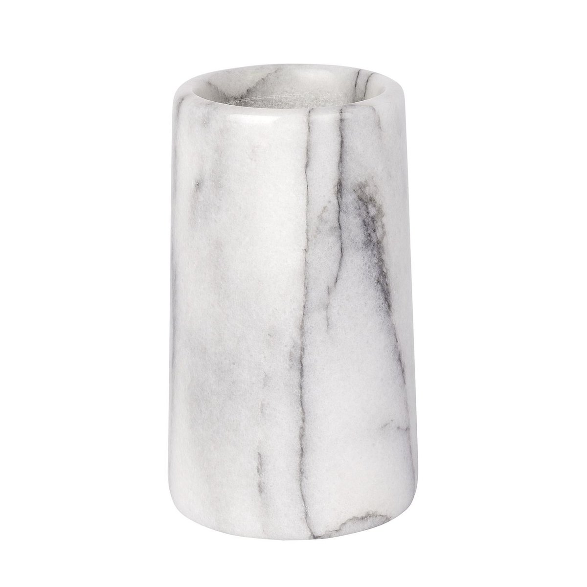Gobelet de salle de bain en marbre ONYX blanc, WENKO