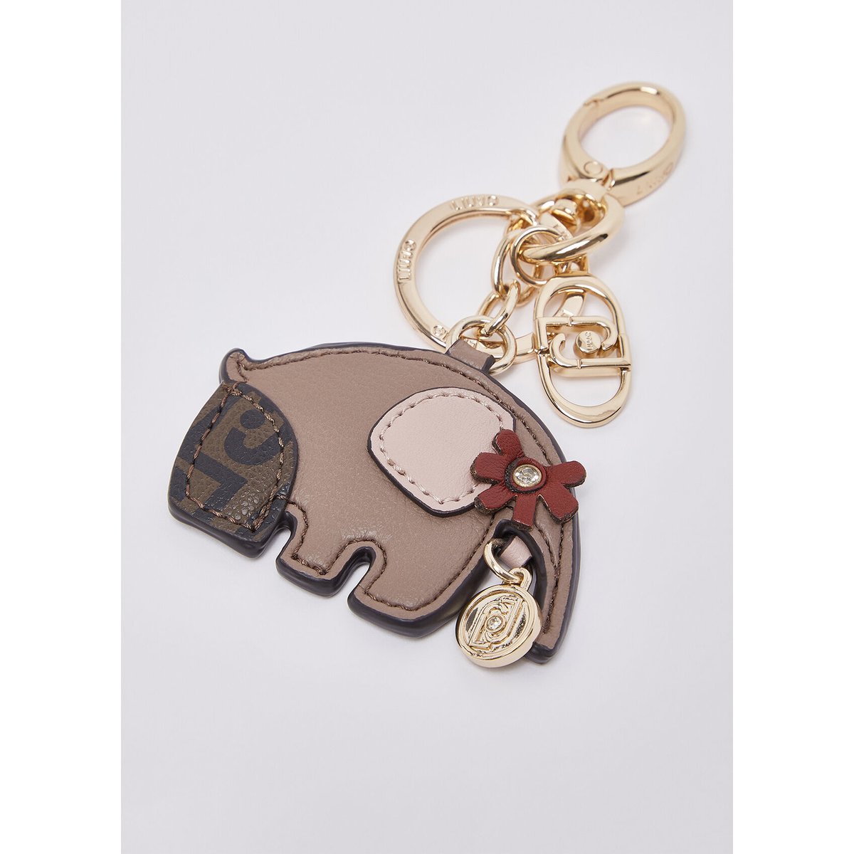 Porte-clés avec éléphant moka, LIU JO