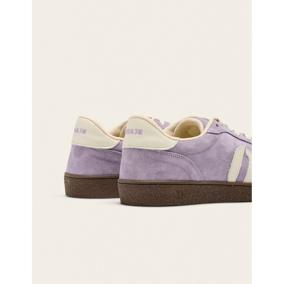 Baskets basses LUCIA lilas écru, ODAJE