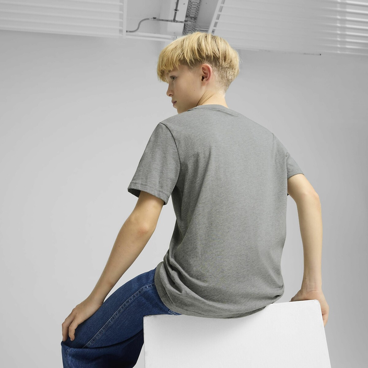 T-shirt manches courtes gris, PUMA