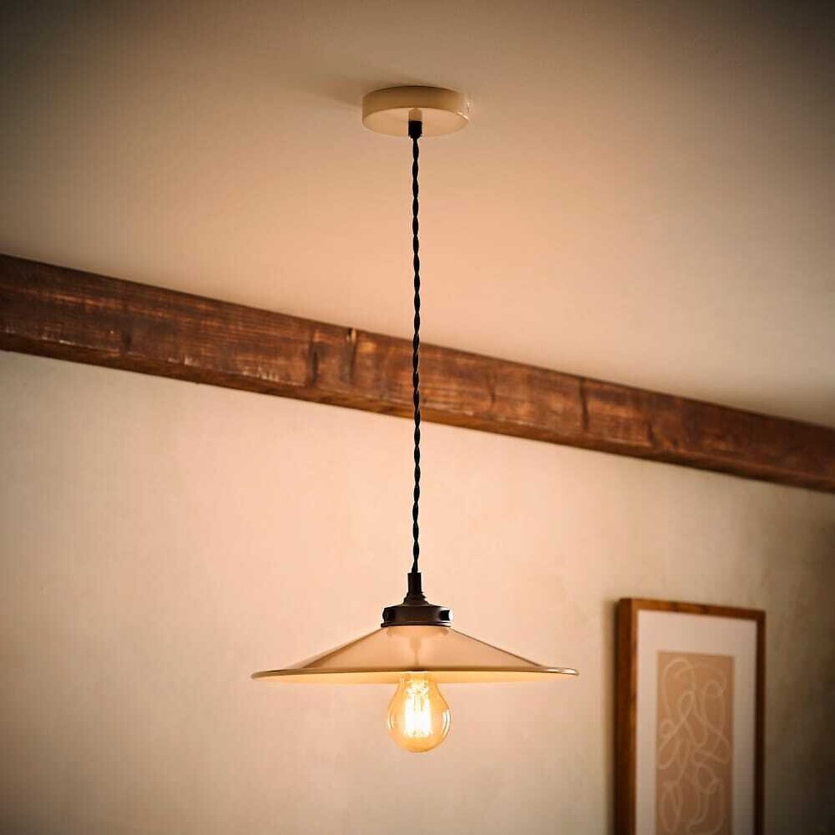 Hadley Rolled Edge Pendant Light natural, SO'HOME