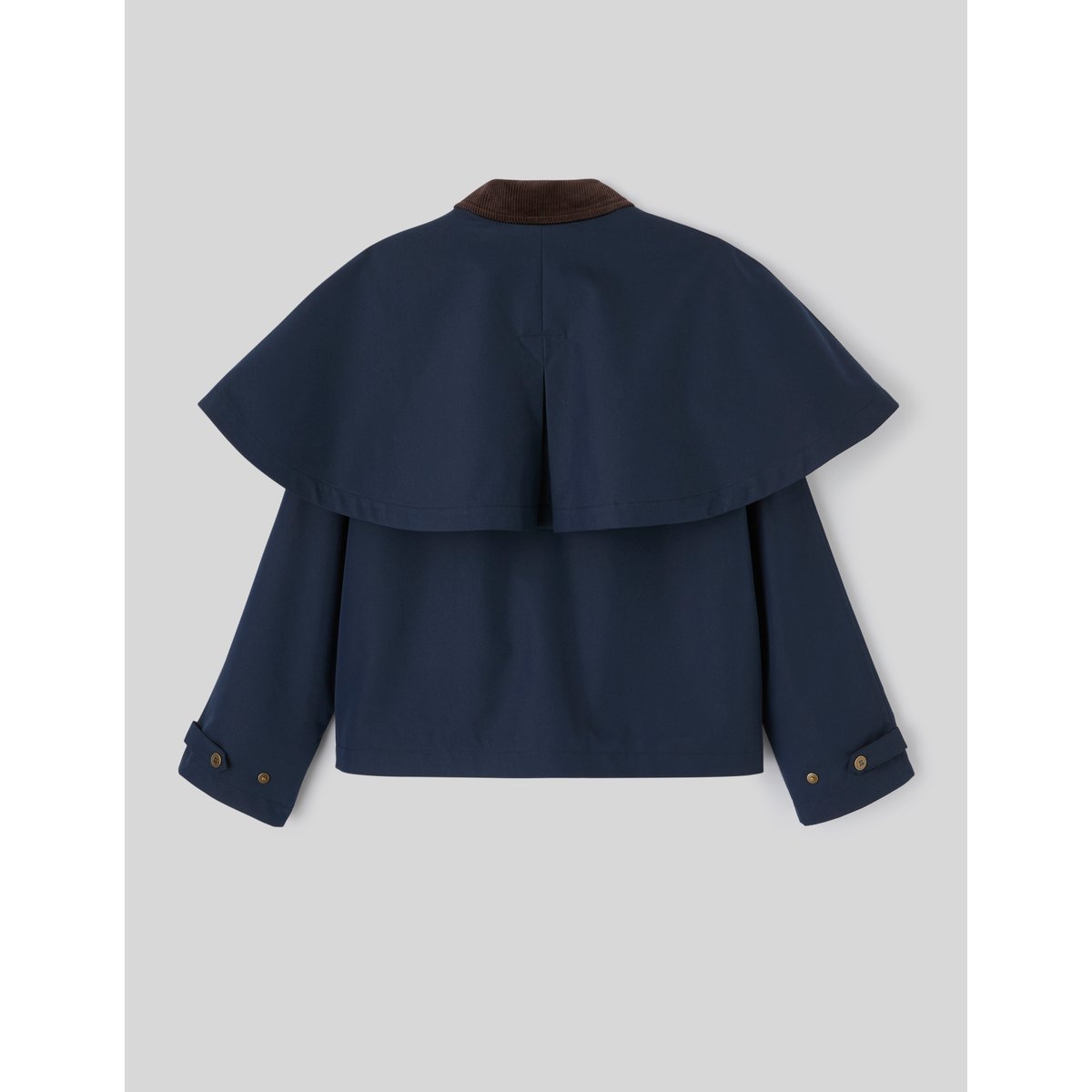 Veste cape amovible bleu foncé, BZB