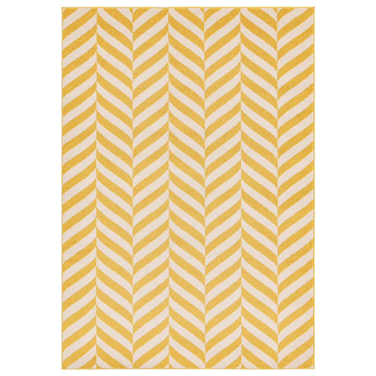 Chevron Patterned Rug yellow, SO'HOME