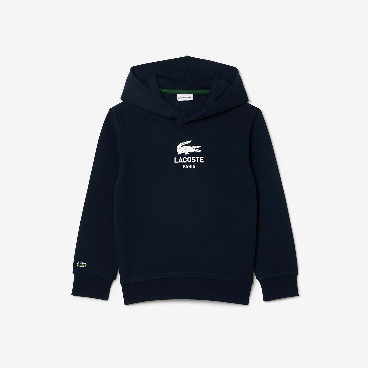 Sudadera con capucha azul marino, LACOSTE
