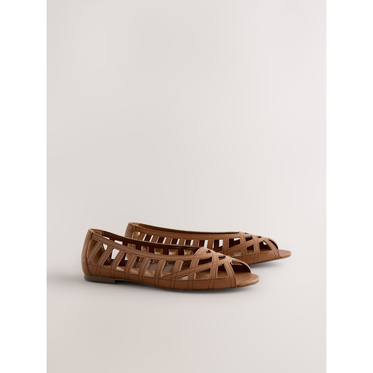 Chaussures à bout ouvert forever comfort® marron fauve, NEXT