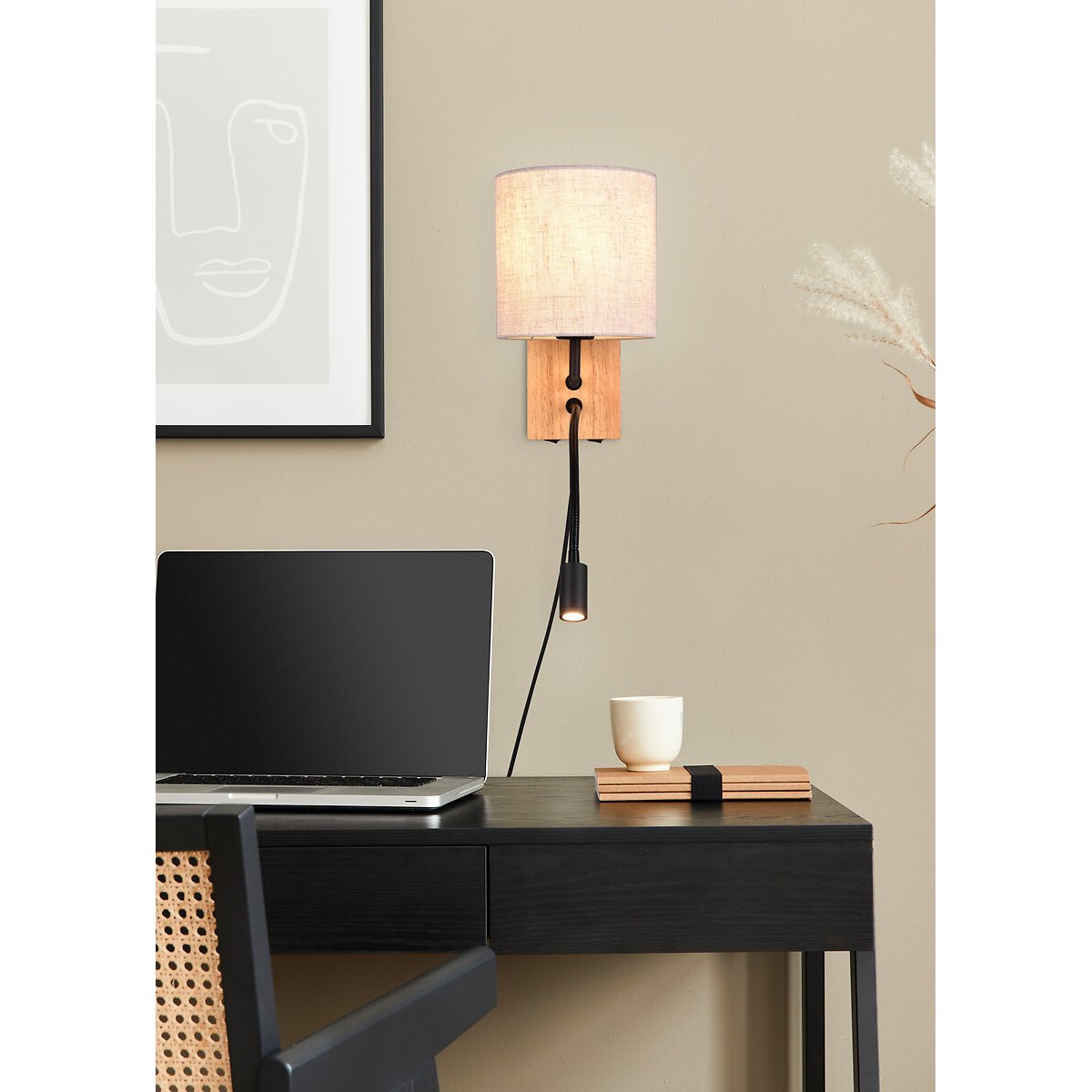 Aplique Nilan, da Trio Lighting natural, TRIO LIGHTING