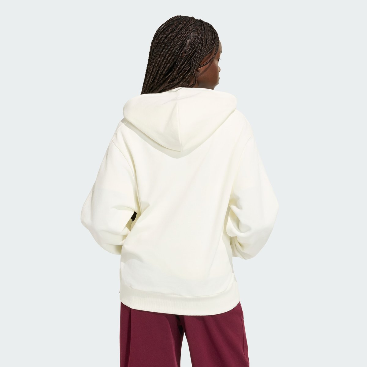 Sweat-Shirt À Capuche Petit Logo Adidas Kit Sweat-Shirt À Capuche Petit Logo Adidas Kit off white, ADIDAS SPORTSWEAR