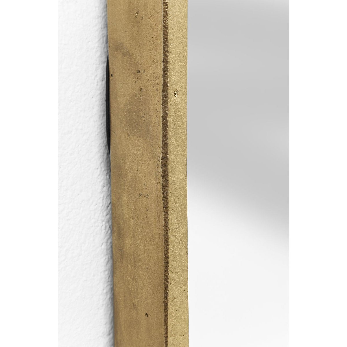 Miroir allongé en aluminium, CLIP laiton, KARE DESIGN