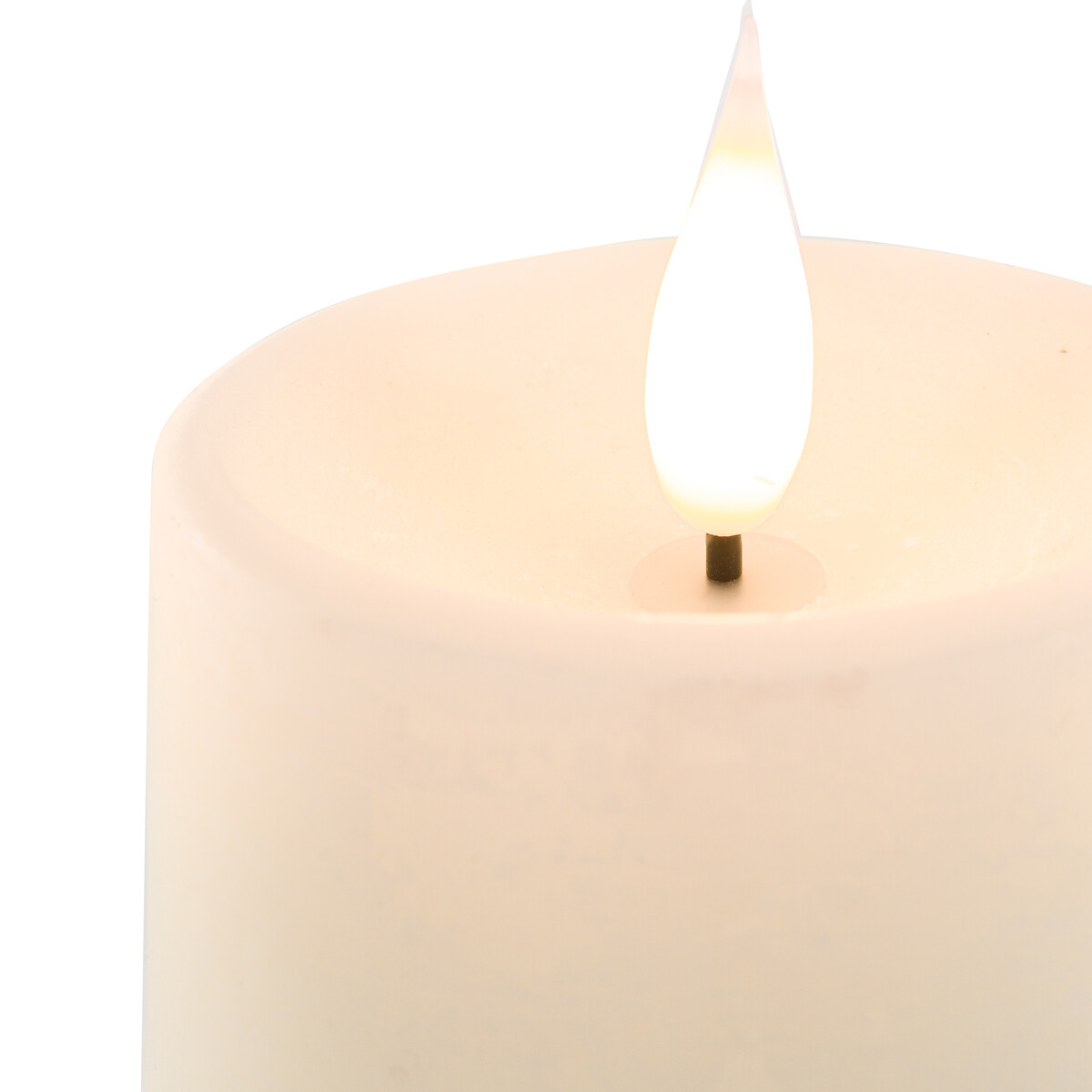 Set of 3 LED 1-Wick Candles in Ivory cream, ÉDITÉ