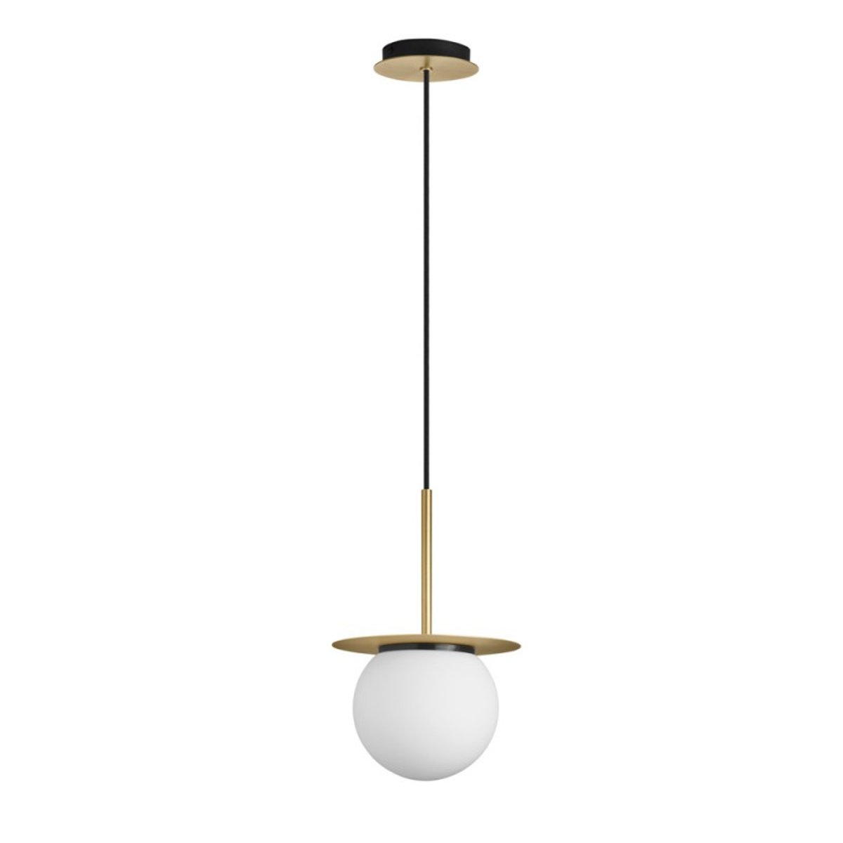 Suspension Salle De Bain Verre Et Laiton Mat Ip44 Alix laiton, MILLUMINE