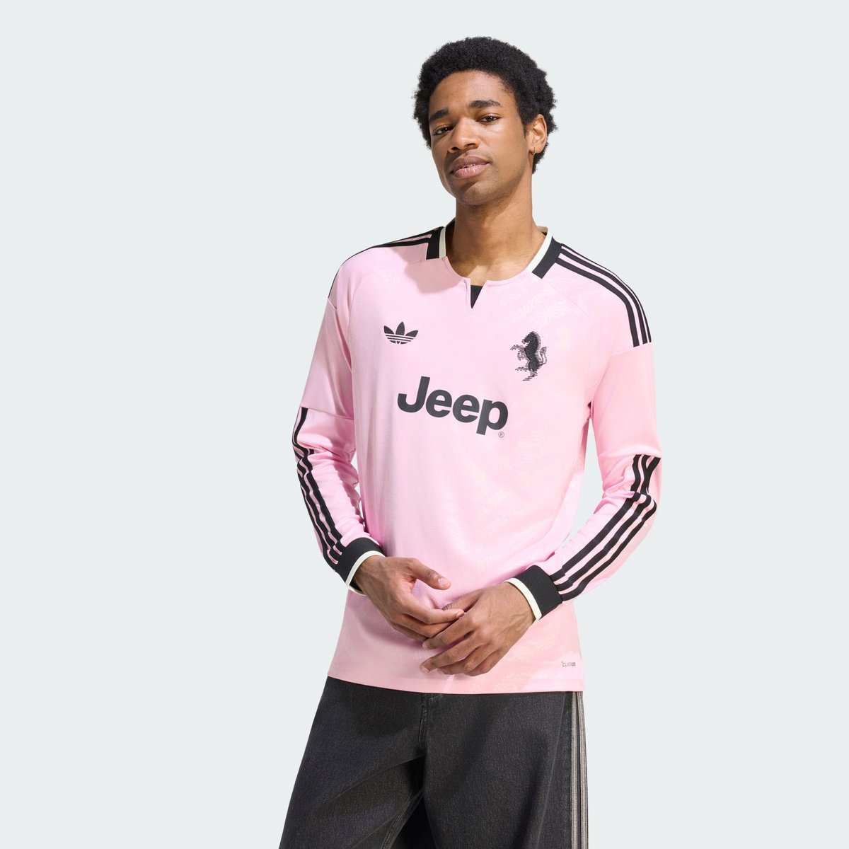Maillot Manches Longues Extérieur Juventus 26/27 Maillot Manches Longues Extérieur Juventus 26/27 true pink / black, adidas Performance