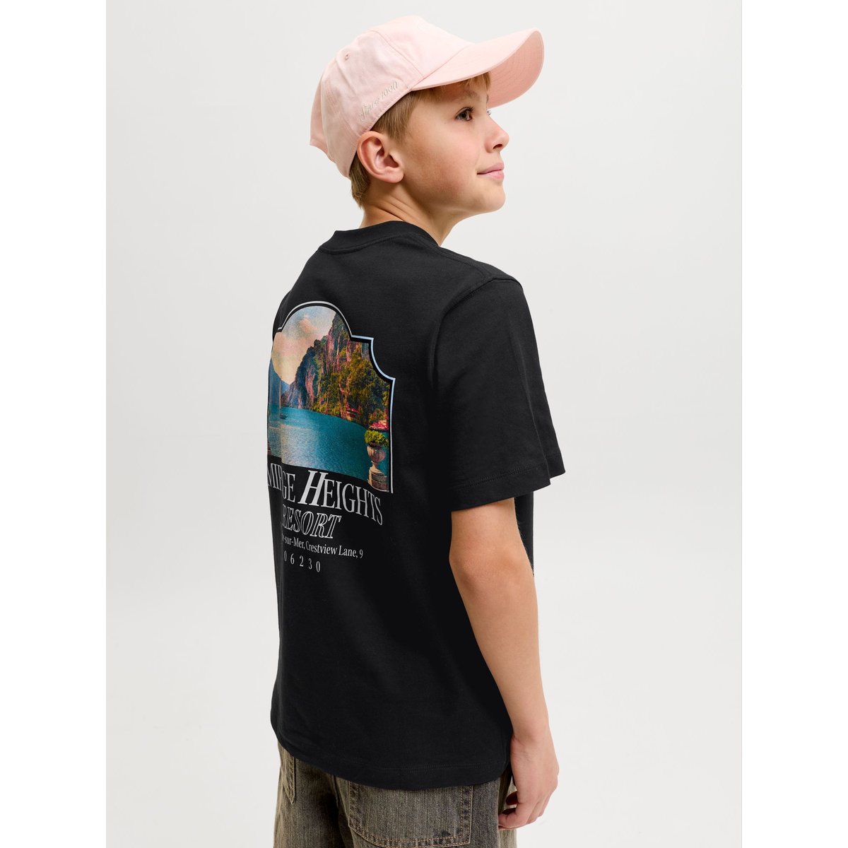 T-Shirt black 1, JACK & JONES JUNIOR