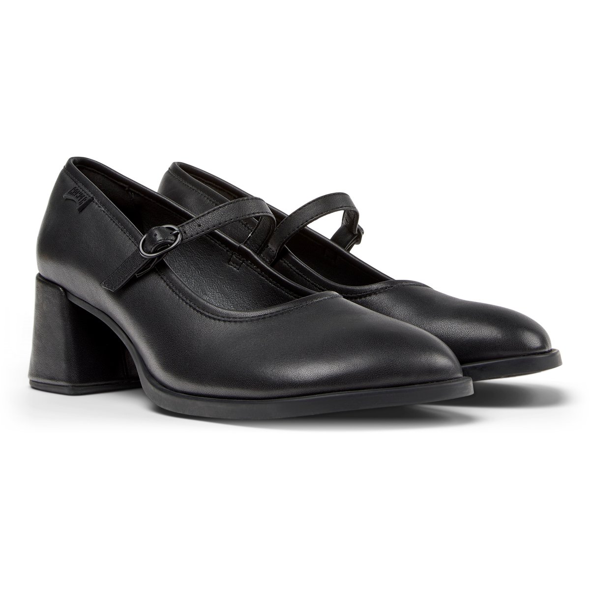 Mocassins Kora cuir noir, CAMPER