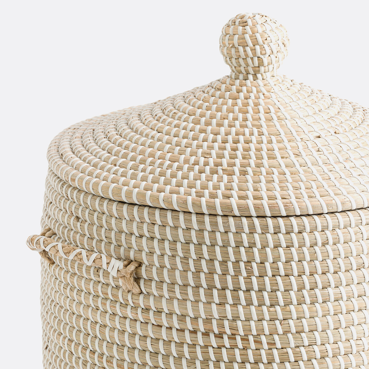 Panier avec couvercle H45cm, Natala naturel, LA REDOUTE INTERIEURS