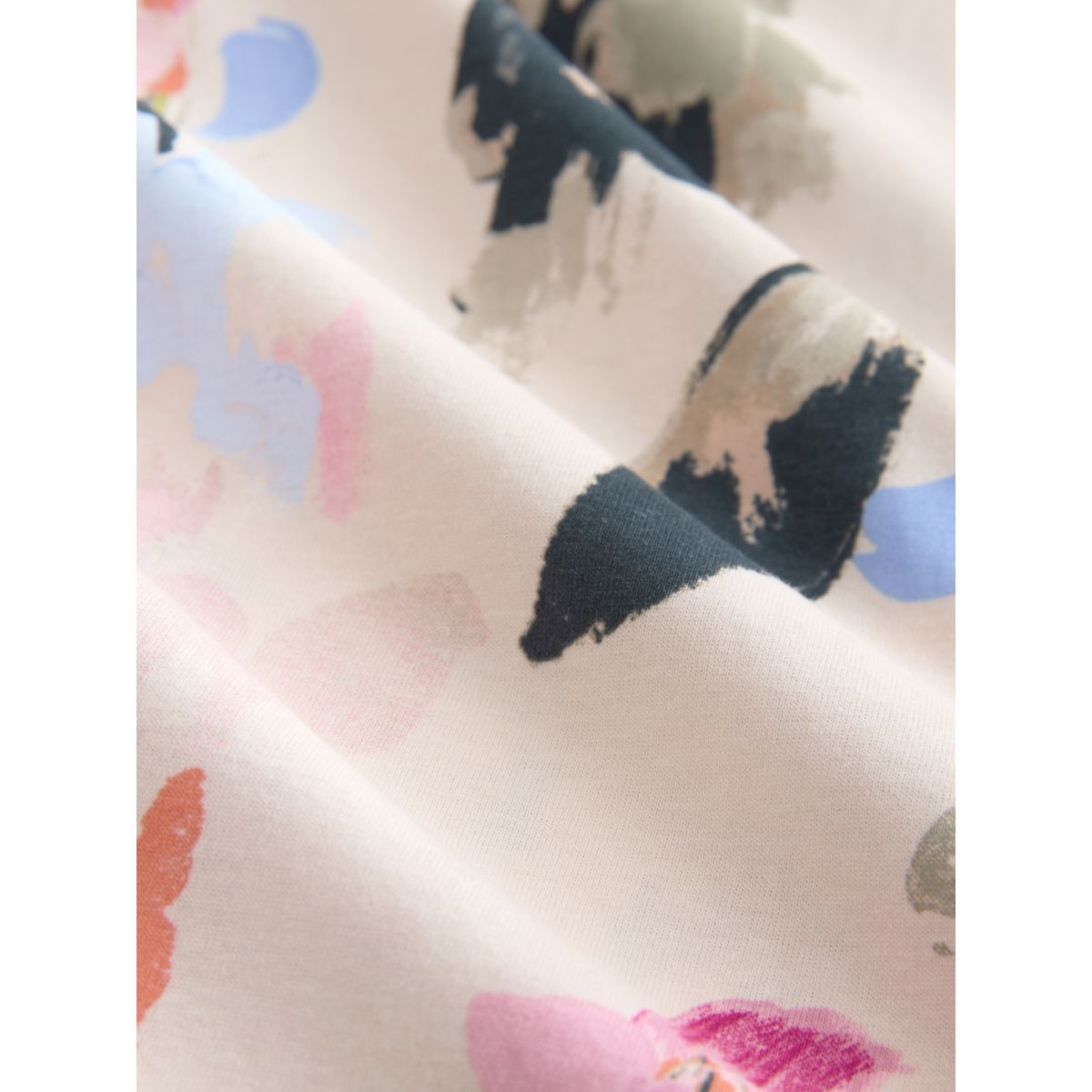Pyjama manches courtes rose motif fleurs, NEXT
