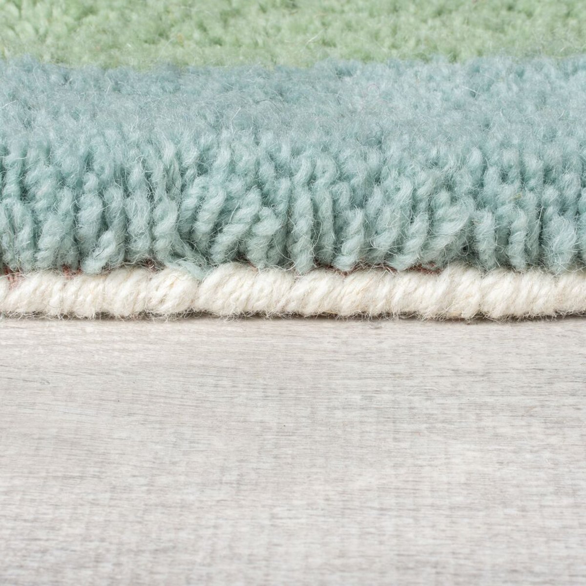 Tapis en laine shaggy ZAGORA GEO multicolore, FLAIR RUGS