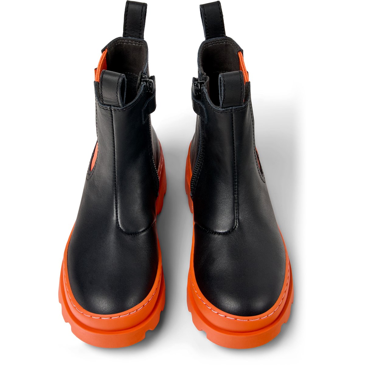 Bottines Brutus cuir noir 1, CAMPER