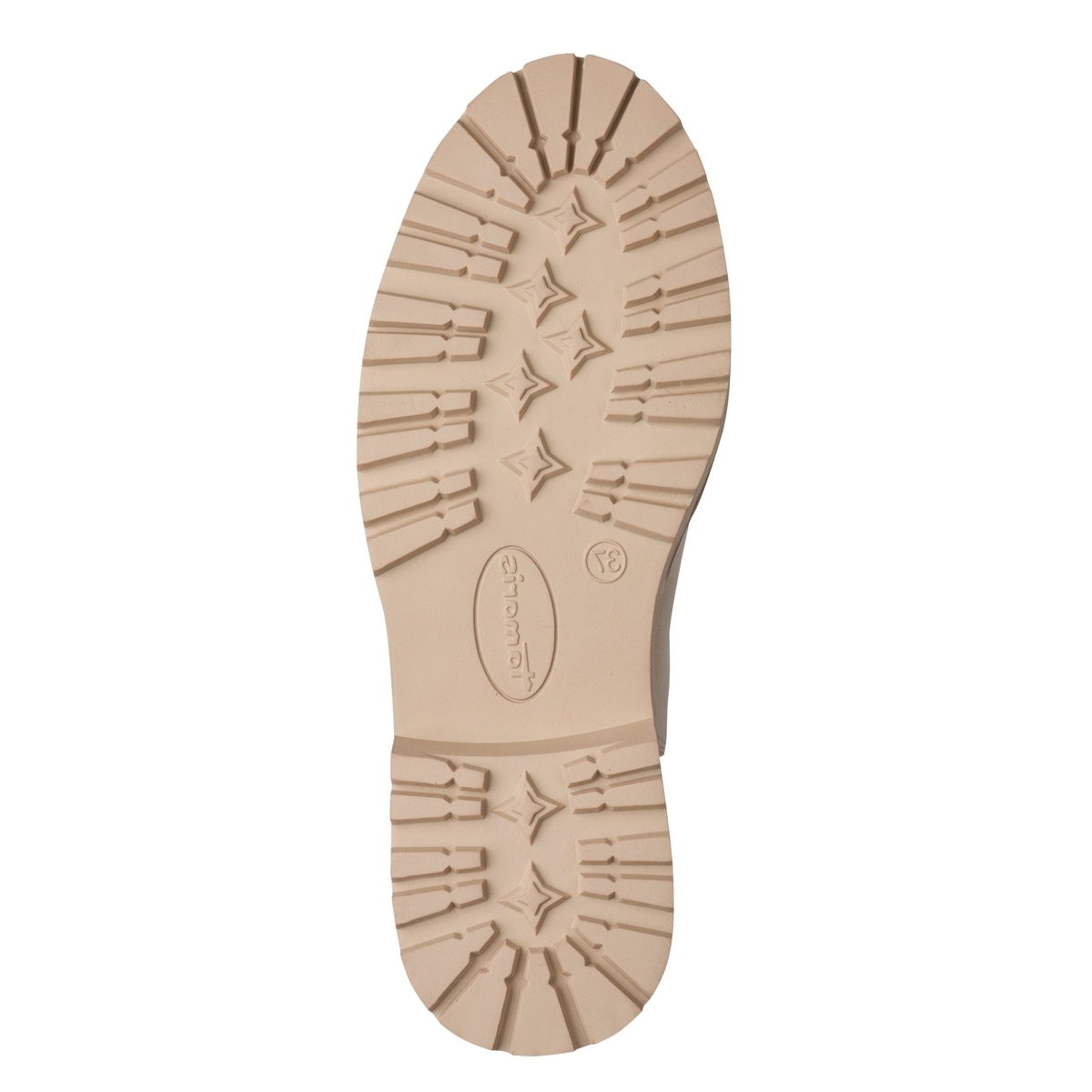 Bottine Chelsea à talon beige beige, TAMARIS