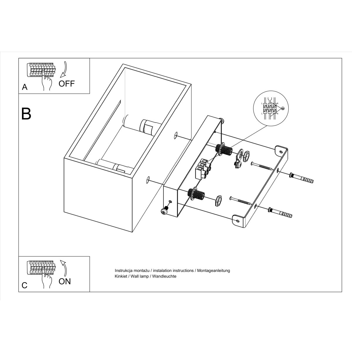 Applique Aluminium Blanc G9 2 Lobo blanc, EDEN