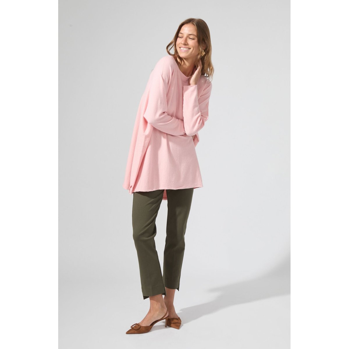 Pull long FRANCK rose nude, BENOA