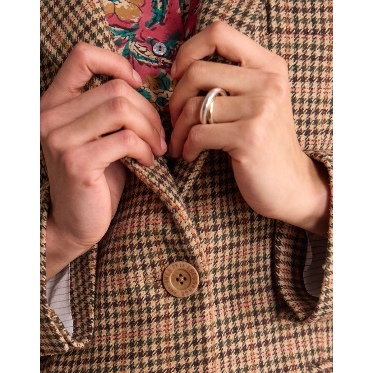 Veste Louane imprimé, INES DE LA FRESSANGE PARIS