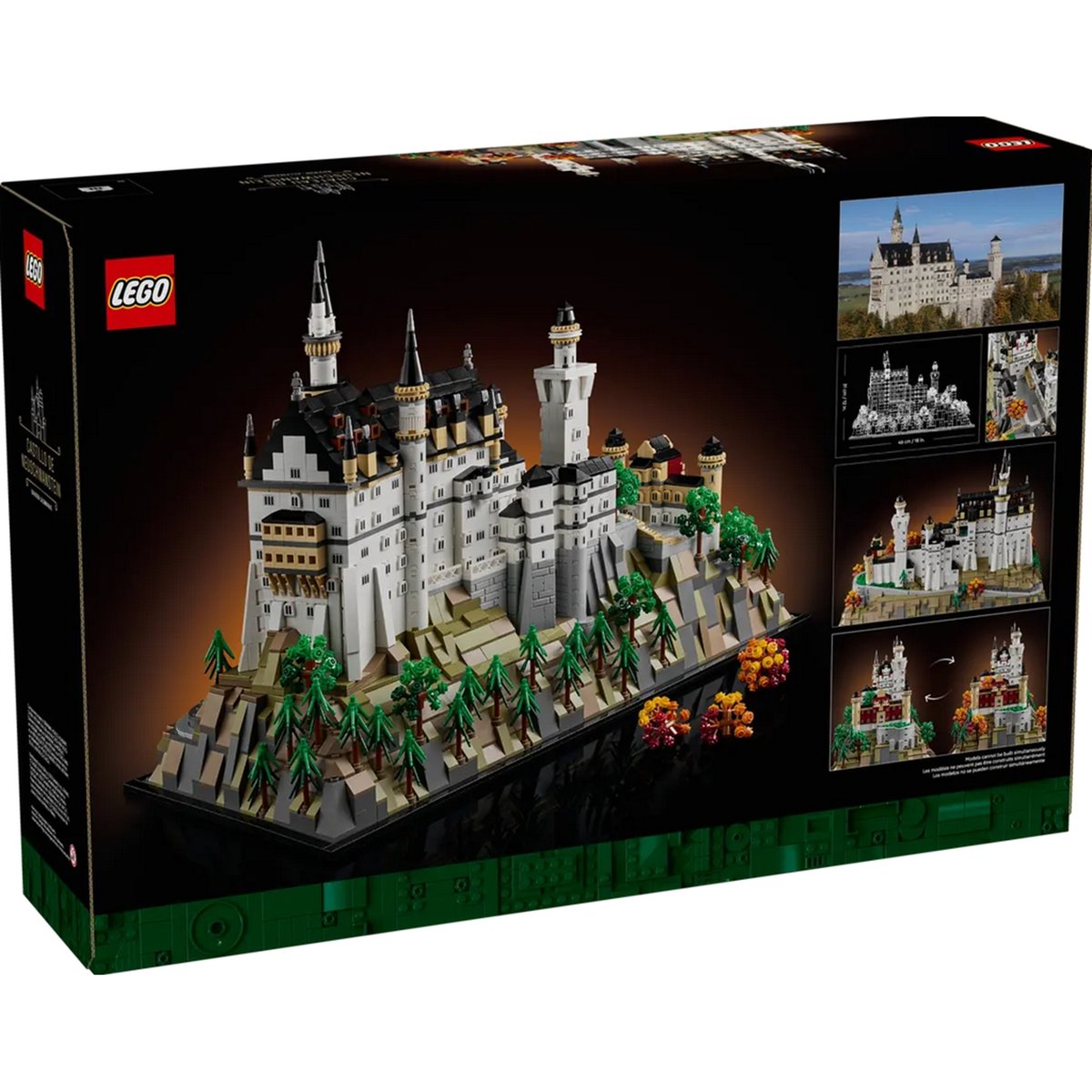 LEGO Architecture - Le château de Neuschwanstein - 21063 multicolore, LEGO