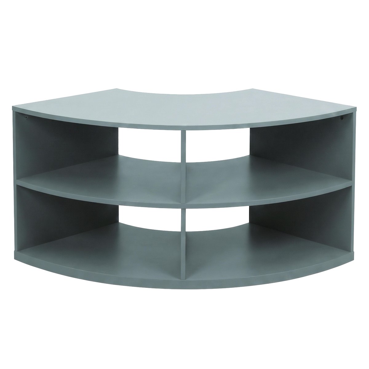 Meuble TV d'angle coloré 120 cm, LUKE vert foncé, OVIALA