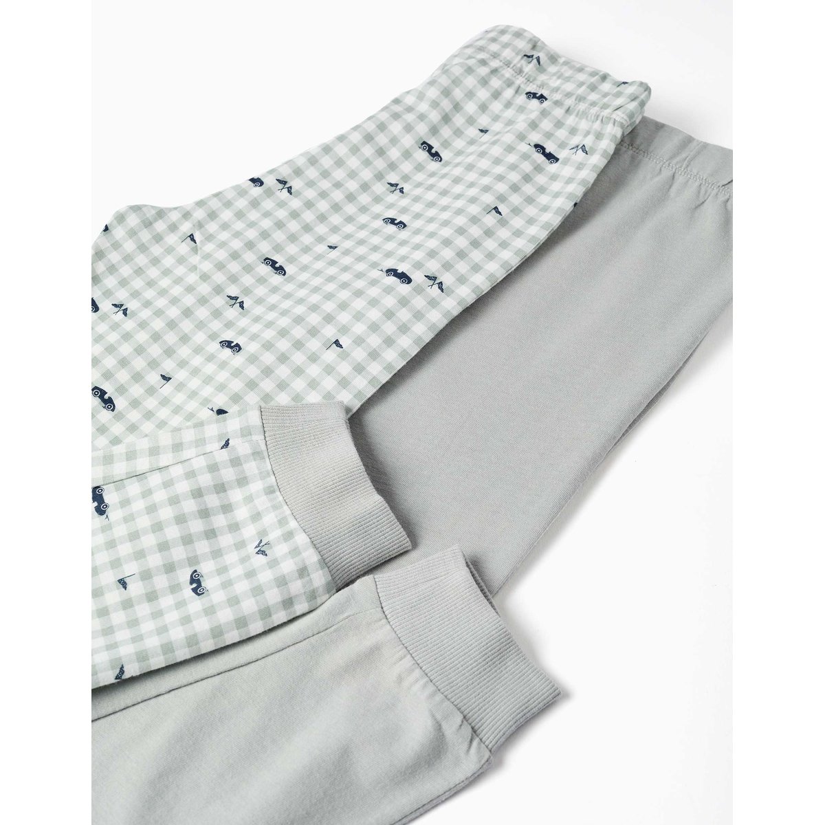 Lot de 2 pyjamas à manches courtes en coton avec imprimés voitures multicolore, ZIPPY