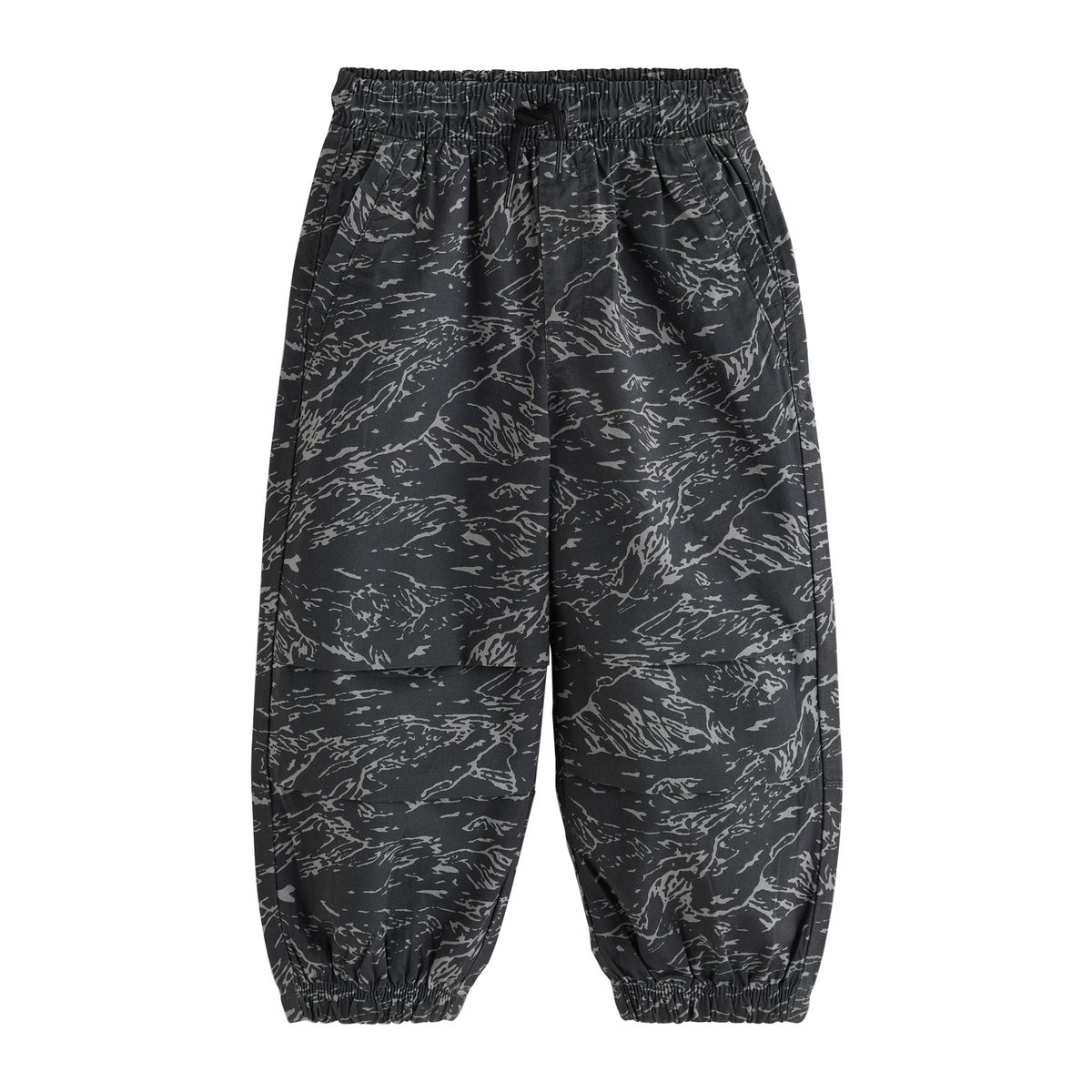 Pantalon parachute ultra-large camouflage, NEXT
