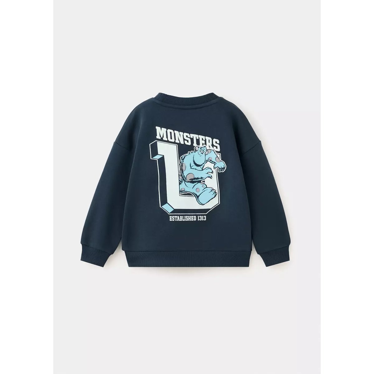 Sweat-shirt 100 % coton motif imprimé bleu marine, MANGO BABY