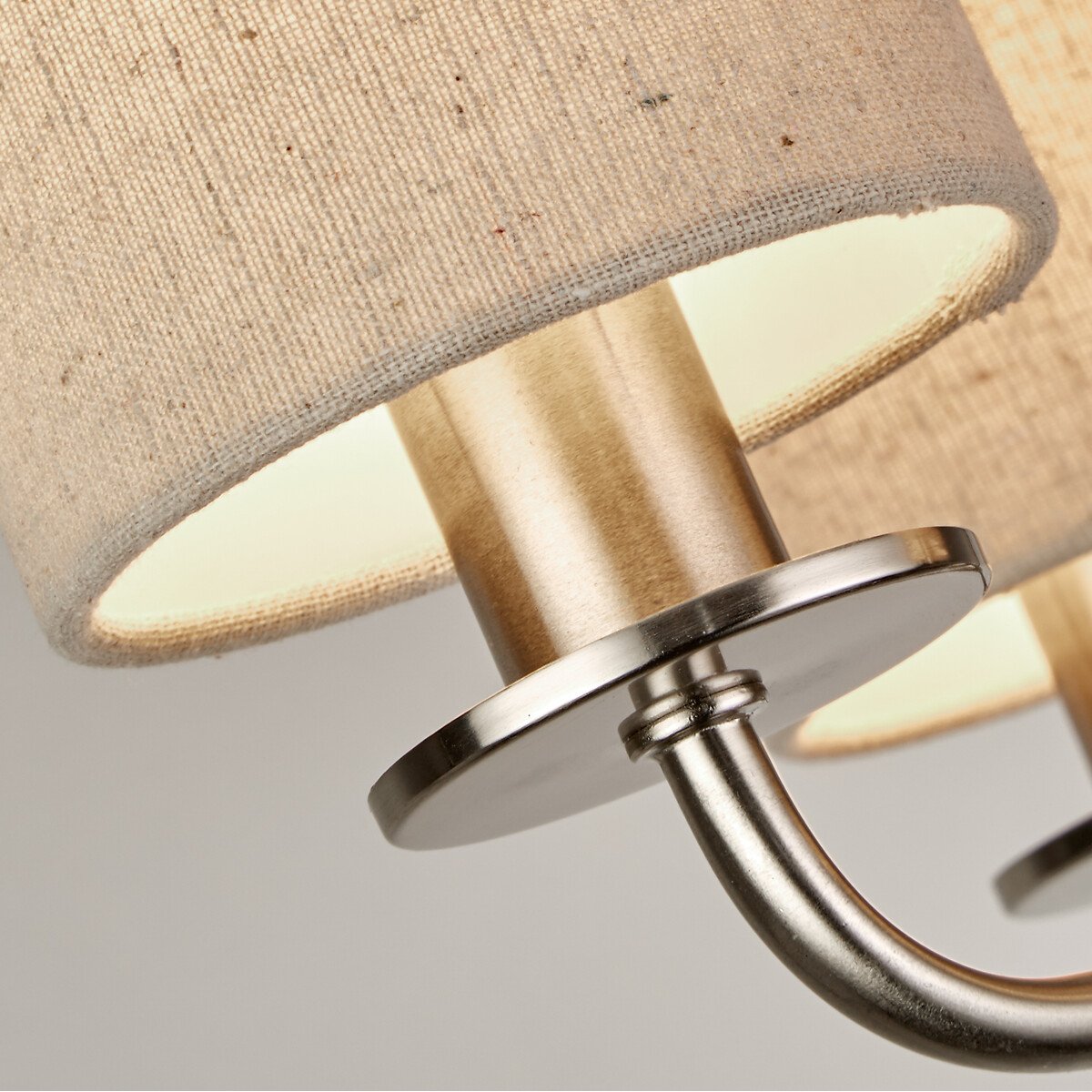 Vannes 5-Light Chandelier Ceiling Light in Satin Silver silver-coloured, SO'HOME