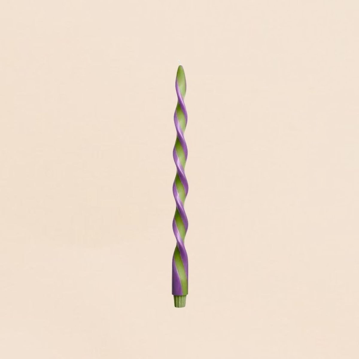 Bougie spirale bicolore 40cm vert, ORIGINALHOME