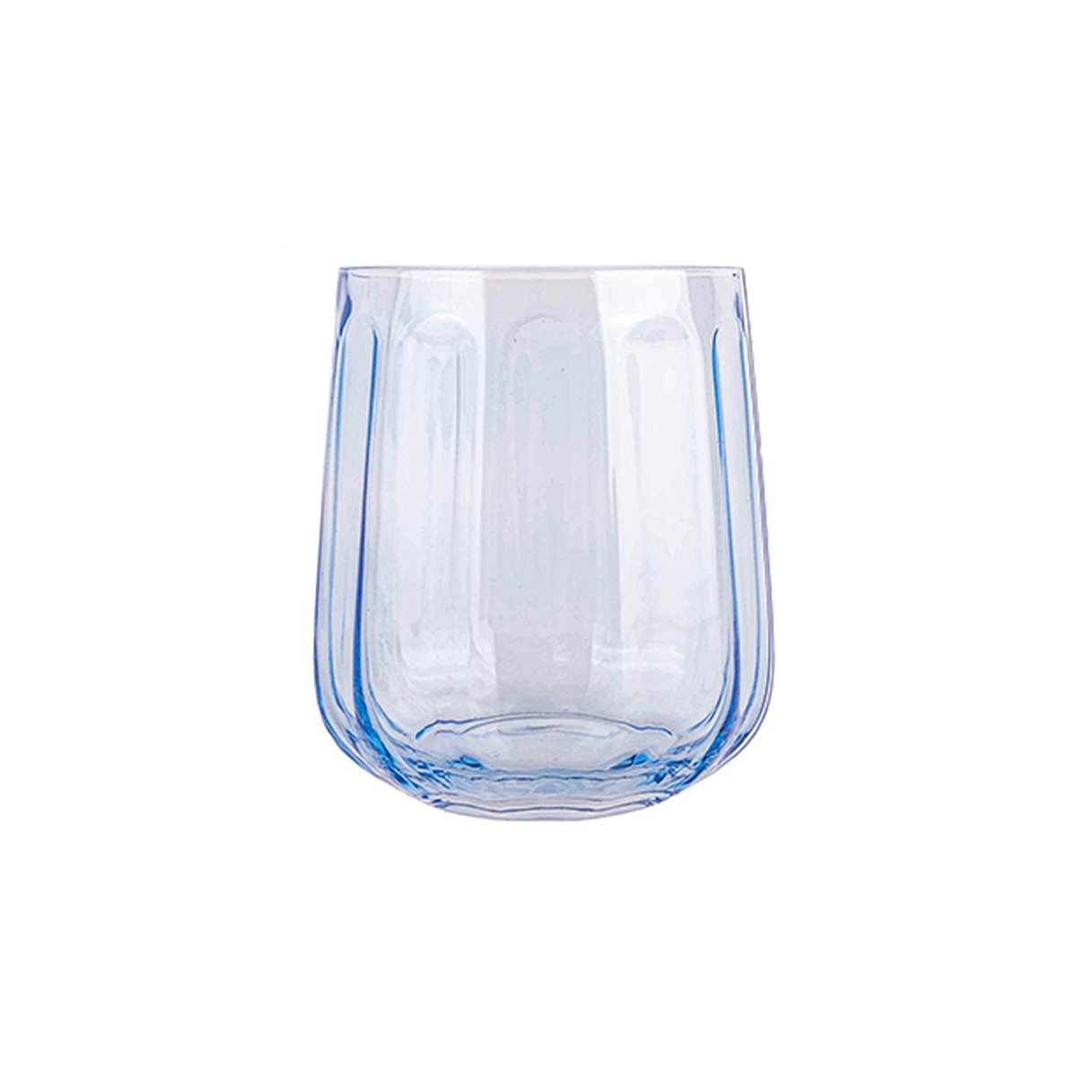 Lot de 4 gobelets en verre 52,5cl, RIVIERA bleu, NOVASTYL