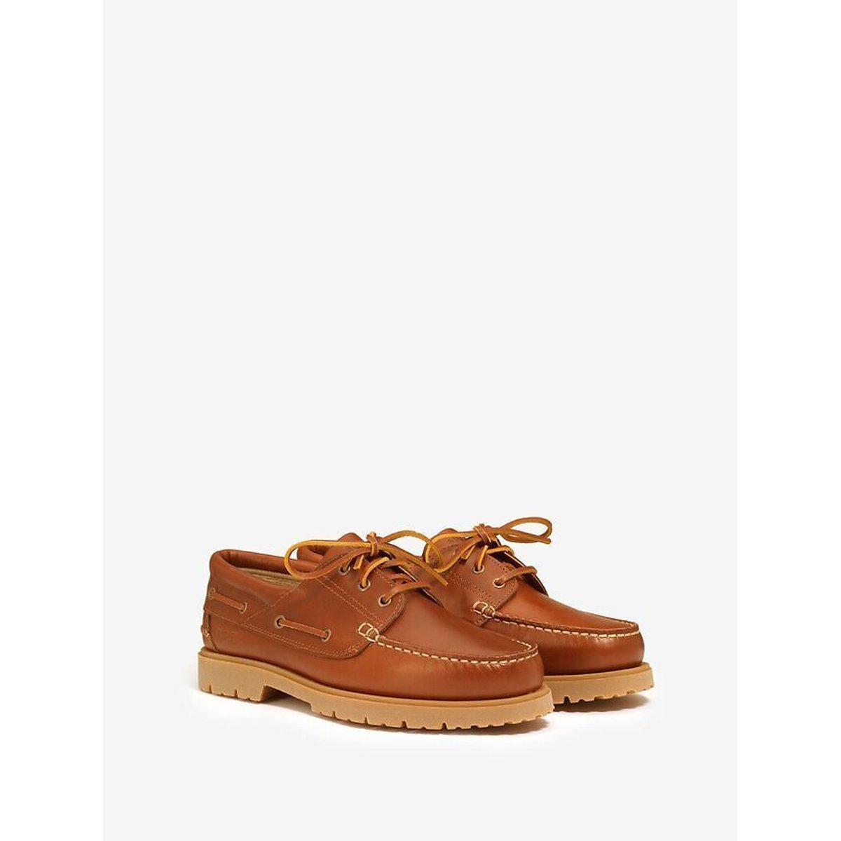 Mocassins à lacets en cuir Tarmac cognac, AIGLE